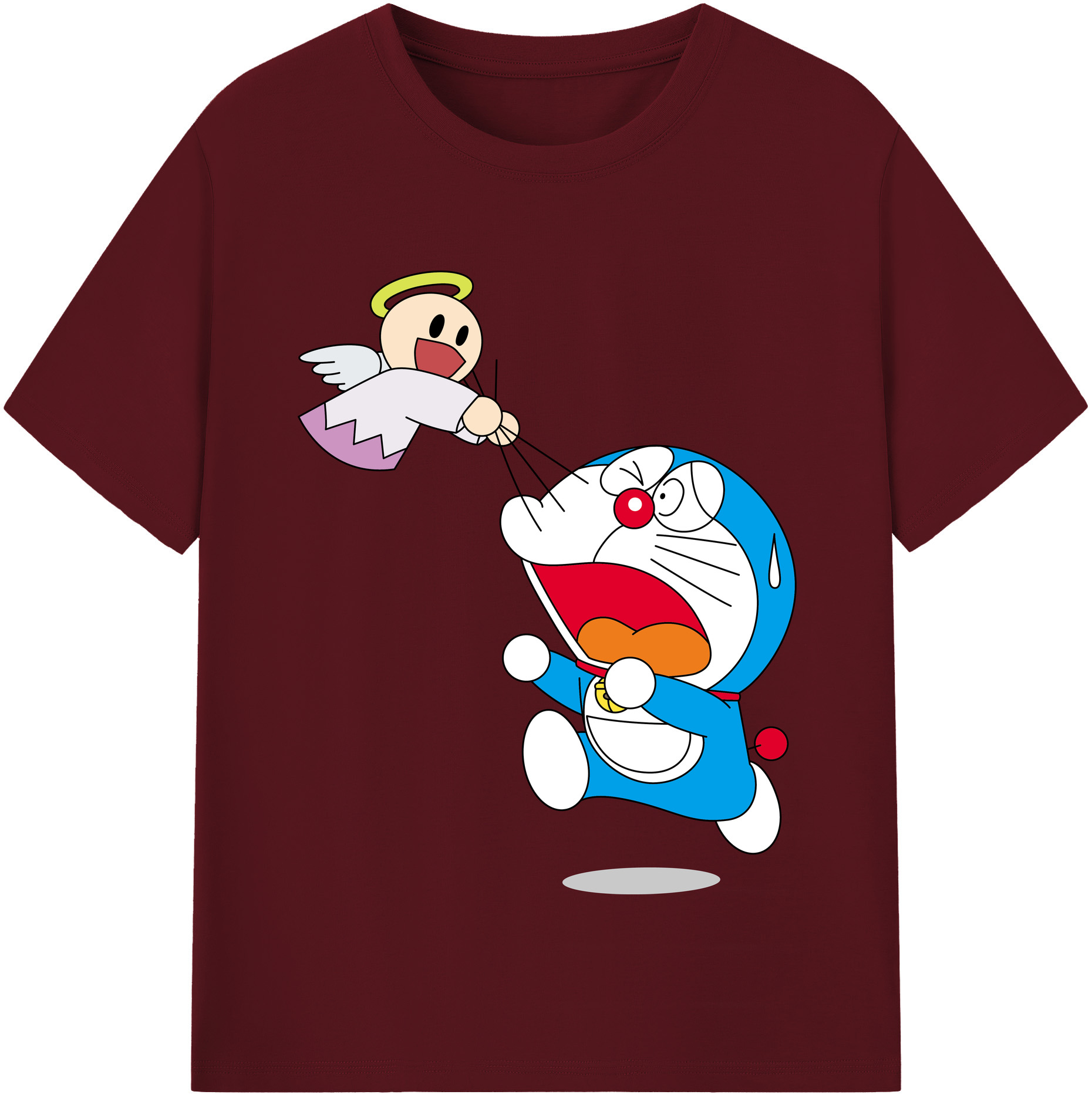 （画像用） ドラえもん Doraemon 綿100％半袖Tシャツ（フロントプリント）